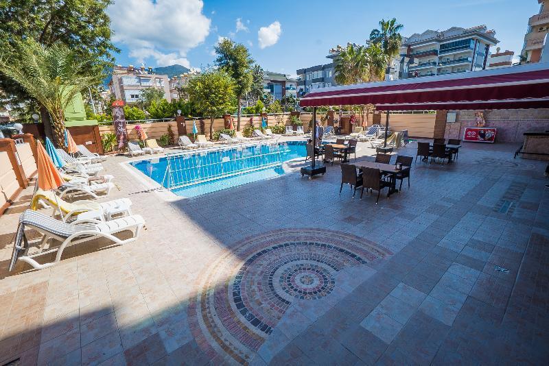 Cleopatra Tac Hotel & Apart Alanya Exteriör bild
